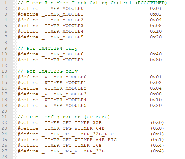 MyDefines TIMER 0