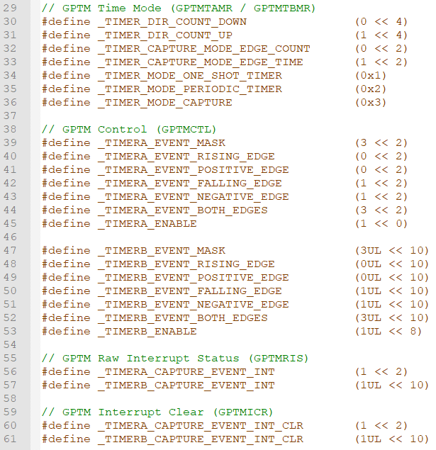 MyDefines TIMER 0