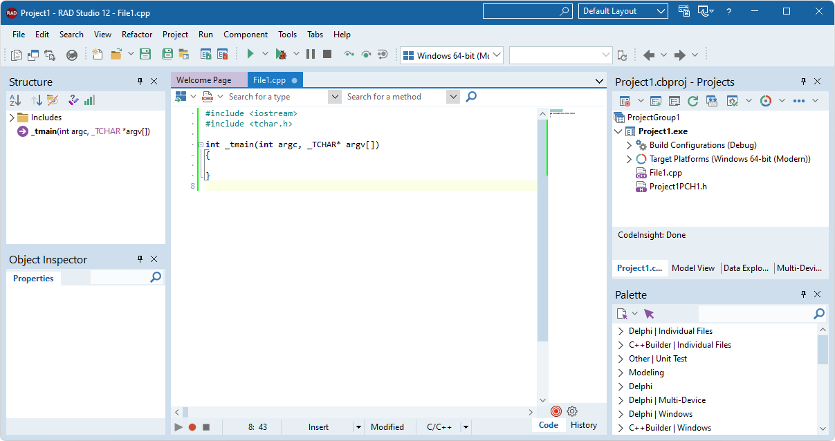 bcb mainWindow